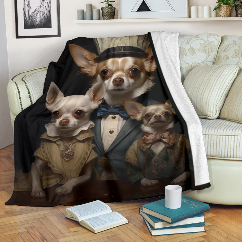 Chihuahua Family Blanket, Chihuahua Blanket, Chihuahua Throw Blanket, Chihuahua, Chihuahua Gifts