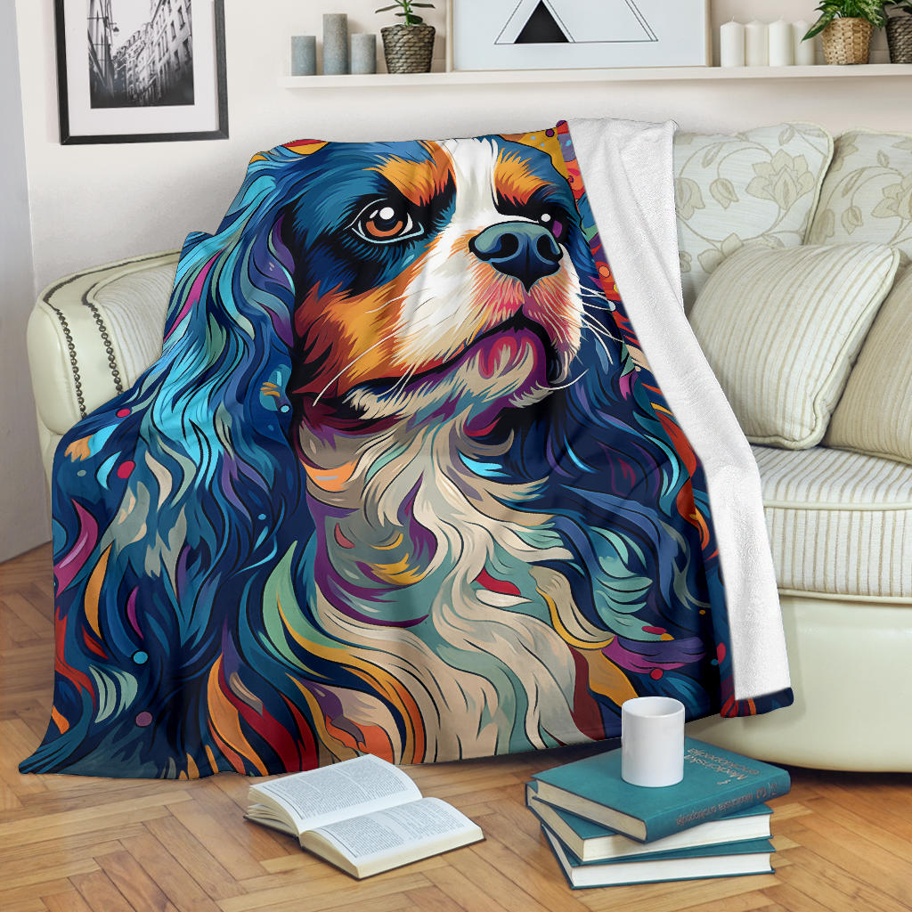 Cavalier King Charles Spaniel Blanket, Cavalier King Charles Spaniel Throw Blanket, Cavalier King Charles Spaniel Dog Gifts