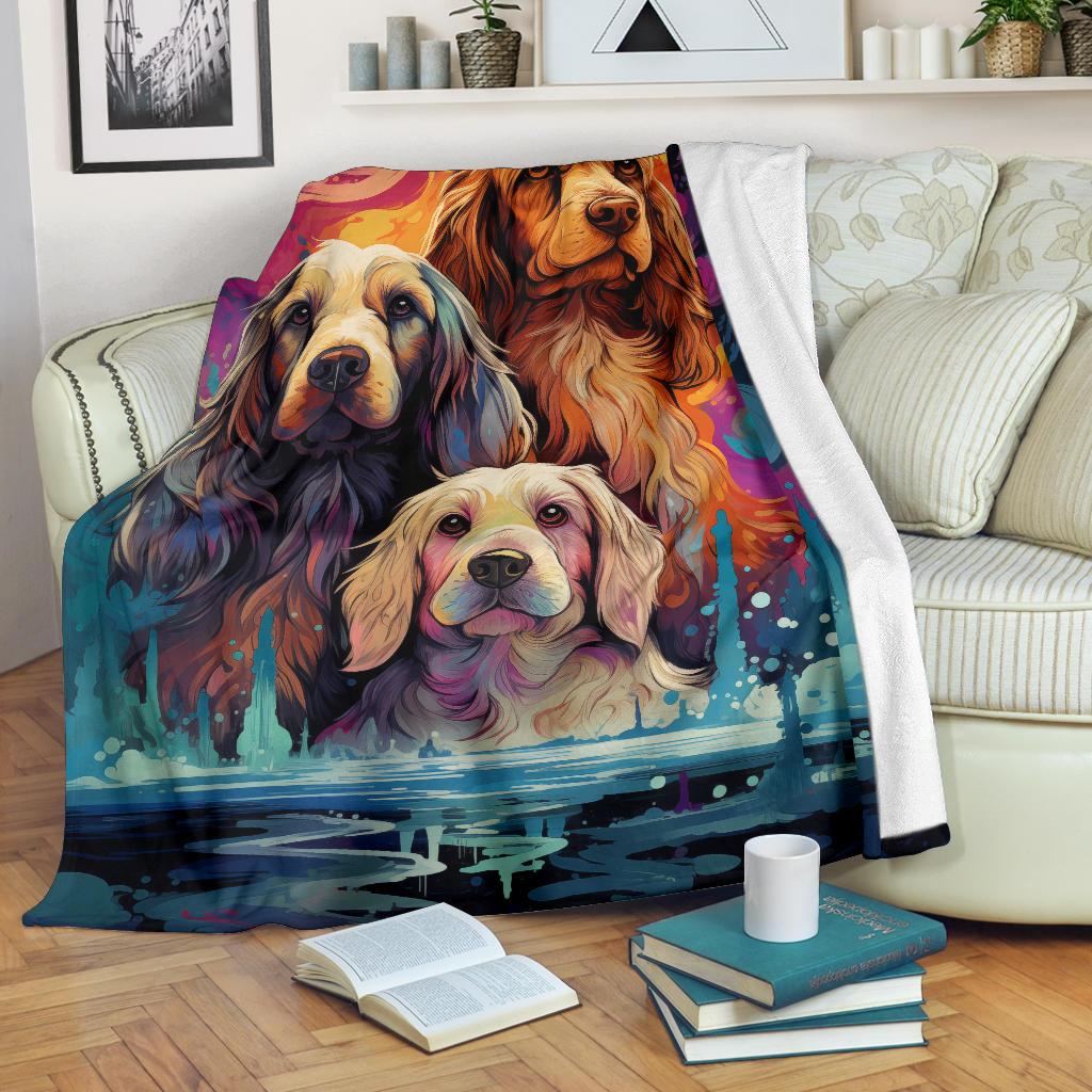 Petit Basset Griffon Vendeen Blanket, Trippy Psychedelics Petit Basset Griffon Vendeen Fleece Blanket, Petit Basset Griffon Vendeen Throw Blanket, Petit Basset Griffon Vendeen Gifts