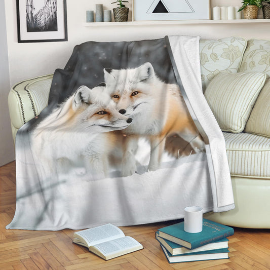 Fox Blanket Fox Fleece Blanket