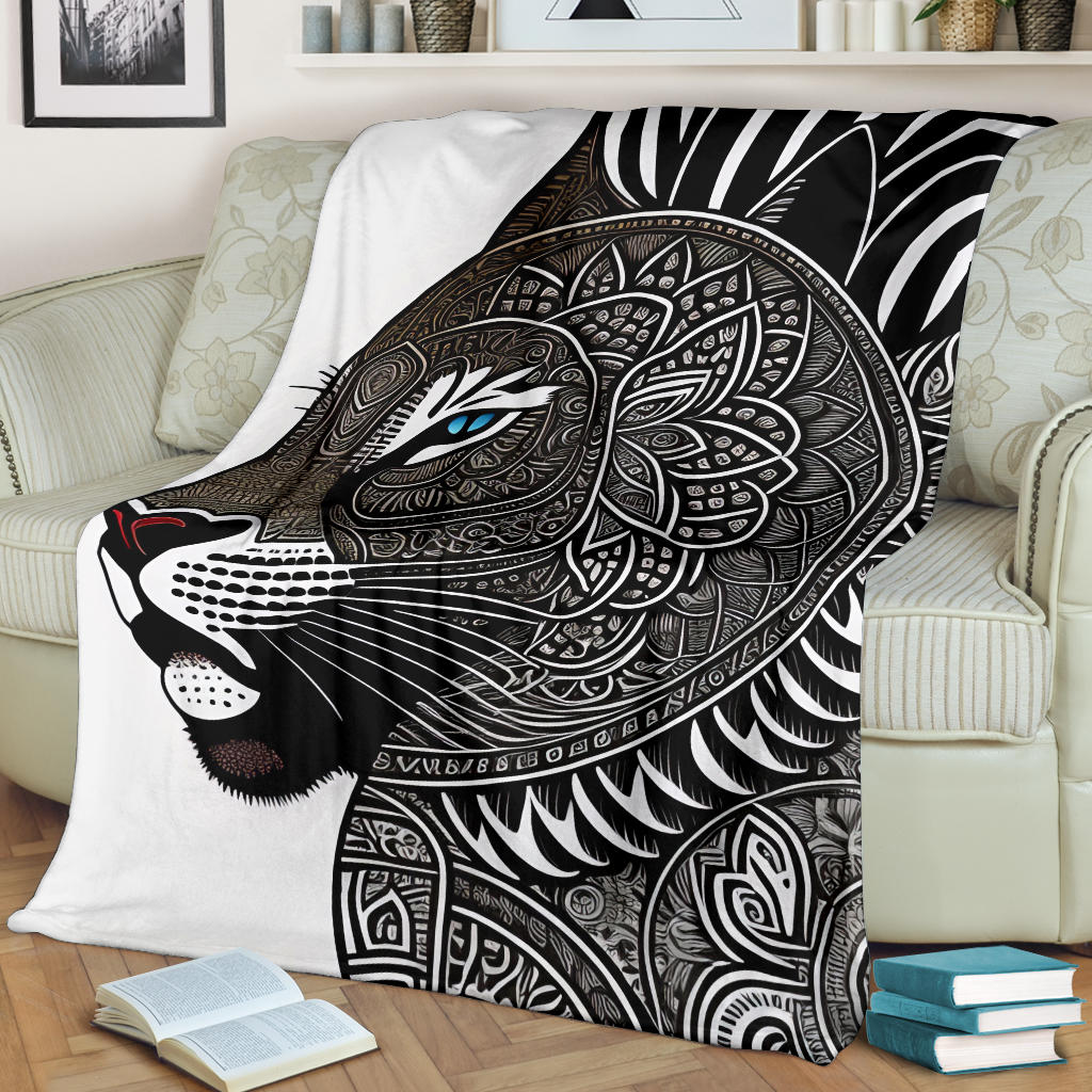 Panthera Mandala Blanket