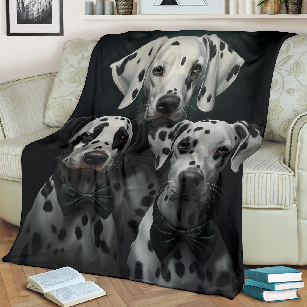 Dalmatian Family Blanket, Dalmatian_Blanket, Dalmatian Throw Blanket, Dalmatian, Dalmatian Gifts