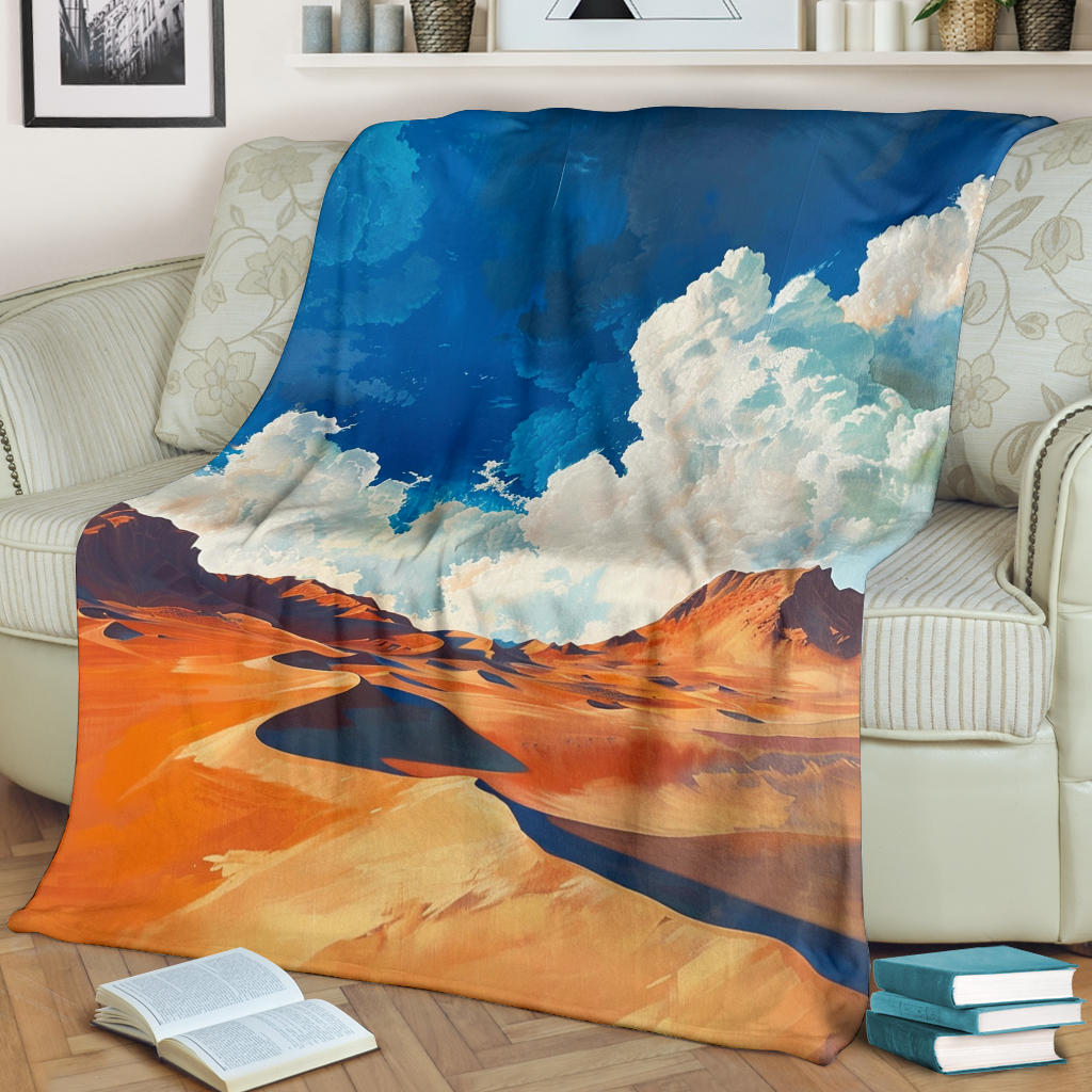 Desert Mirage Blanket, Desert Mirage Estetic Blanket, Desert Mirage Blanket Gift, Blanket