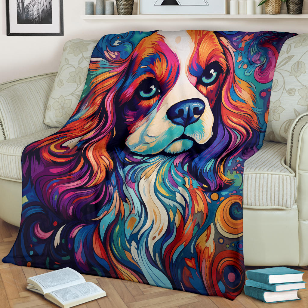 Cavalier King Charles Spaniel Blanket, Cavalier King Charles Spaniel Throw Blanket, Cavalier King Charles Spaniel Dog Gifts