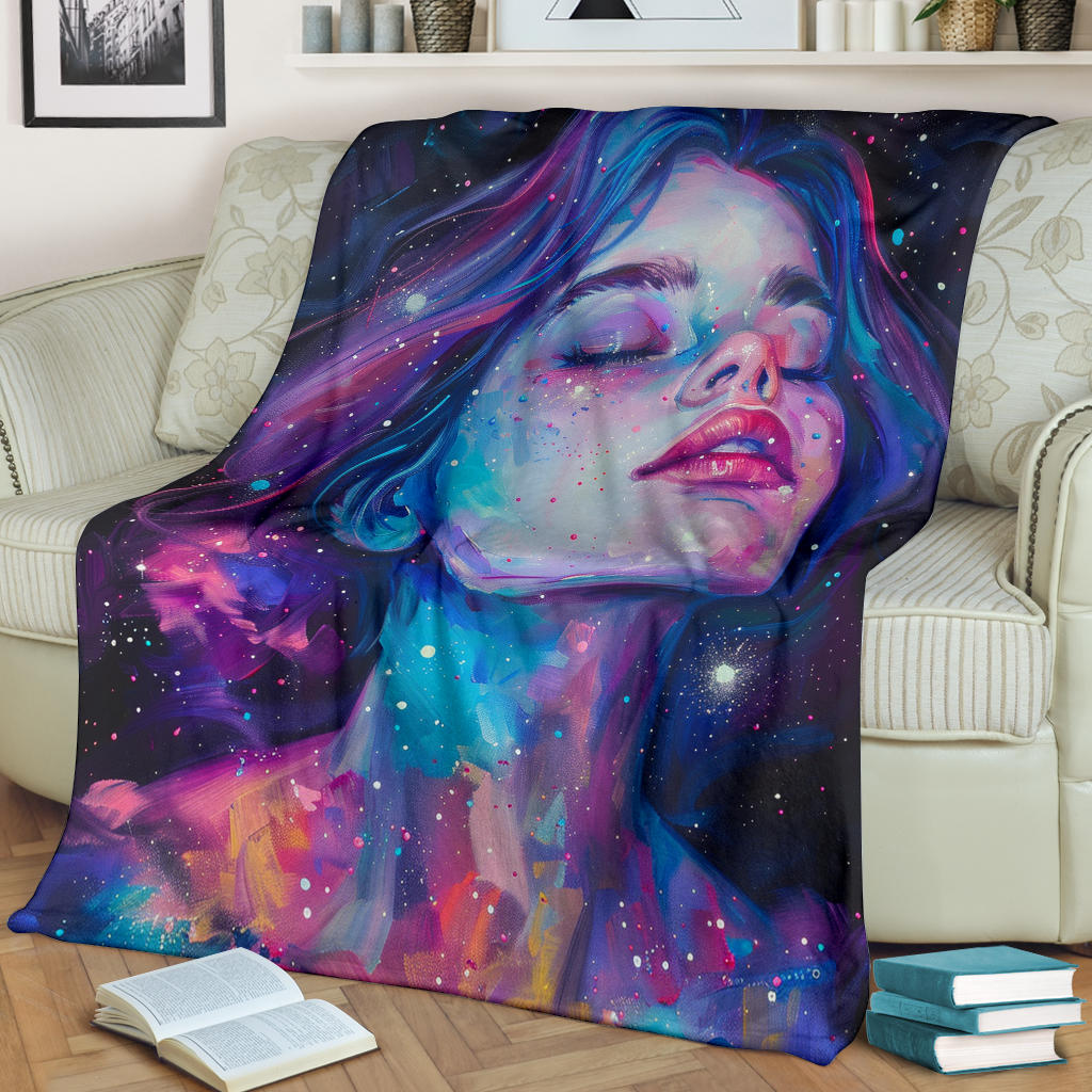 Galaxy Glow Blanket, Galaxy Glow Estetic Blanket, Galaxy Glow Blanket Gift, Blanket