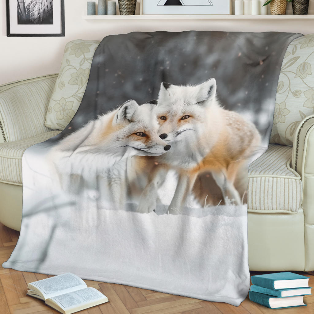 Fox Blanket Fox Fleece Blanket