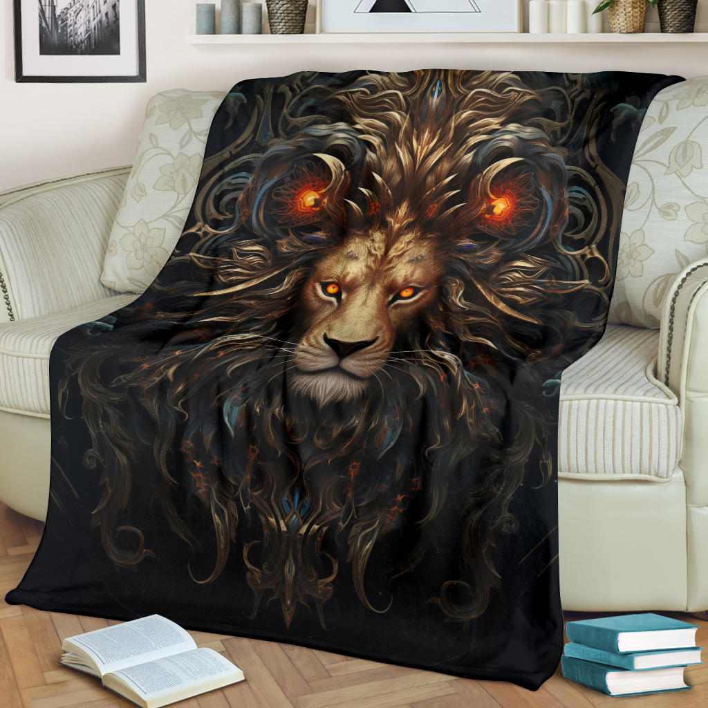 Lion Zodiac Blanket, Lion Zodiac Gifts, Lion Zodiac Sign, Lion Throw Blanket, Leo Zodiac Sign