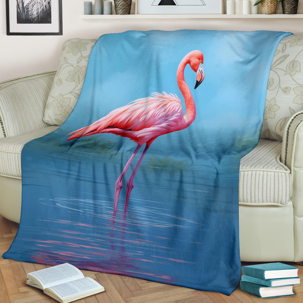 Flamingo Blanket, Flamingo Fleece Blanket, Flamingo Gifts, Flamingo Throw Blanket