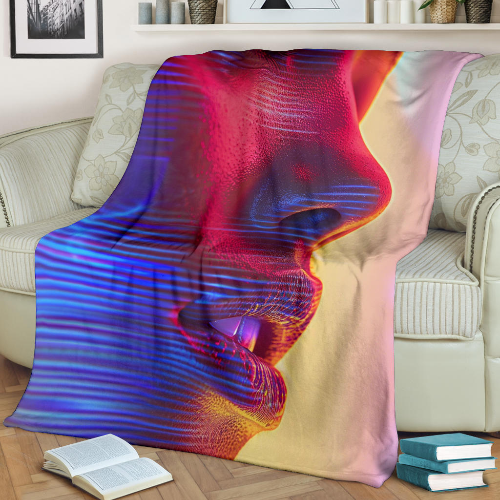 Retro Wave Blanket, Retro Wave Estetic Blanket, Retro Wave Blanket Gift, Blanket