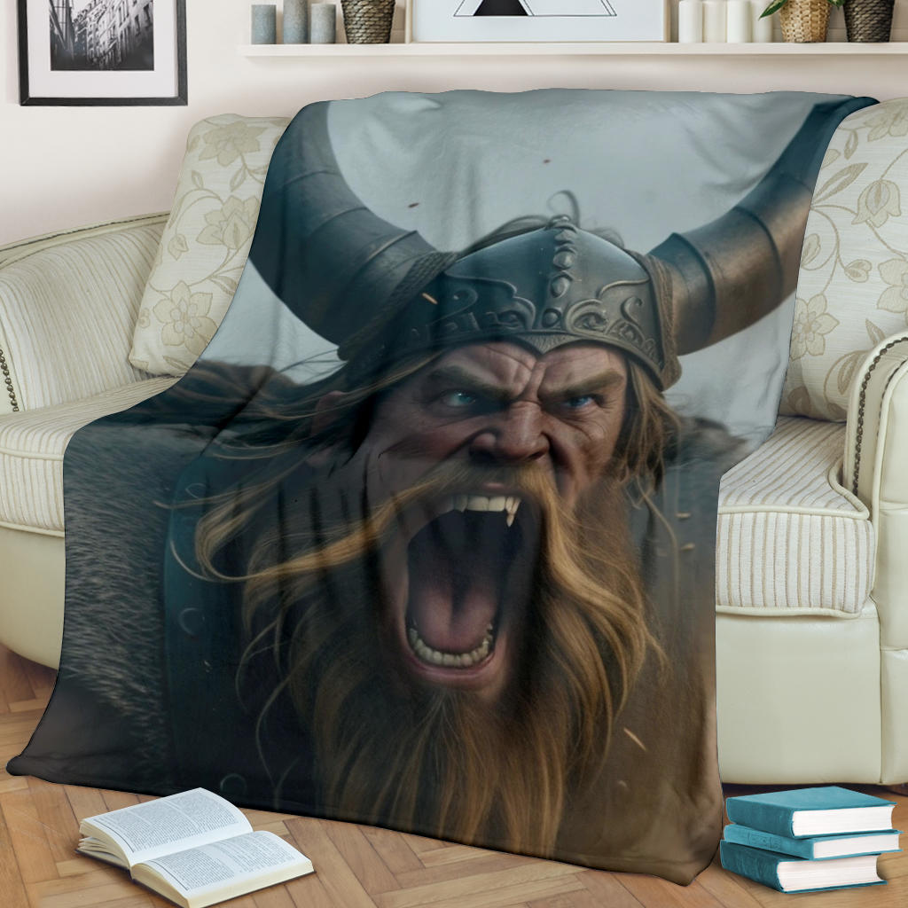 Viking Warrior Blanket