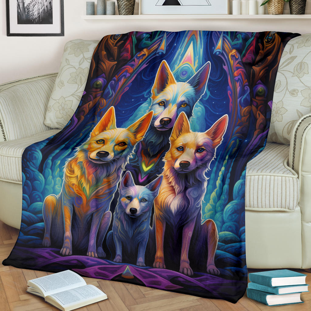 Canaan Blanket, Trippy Psychedelics Canaan Fleece Blanket, Canaan Throw Blanket, Canaan Gifts