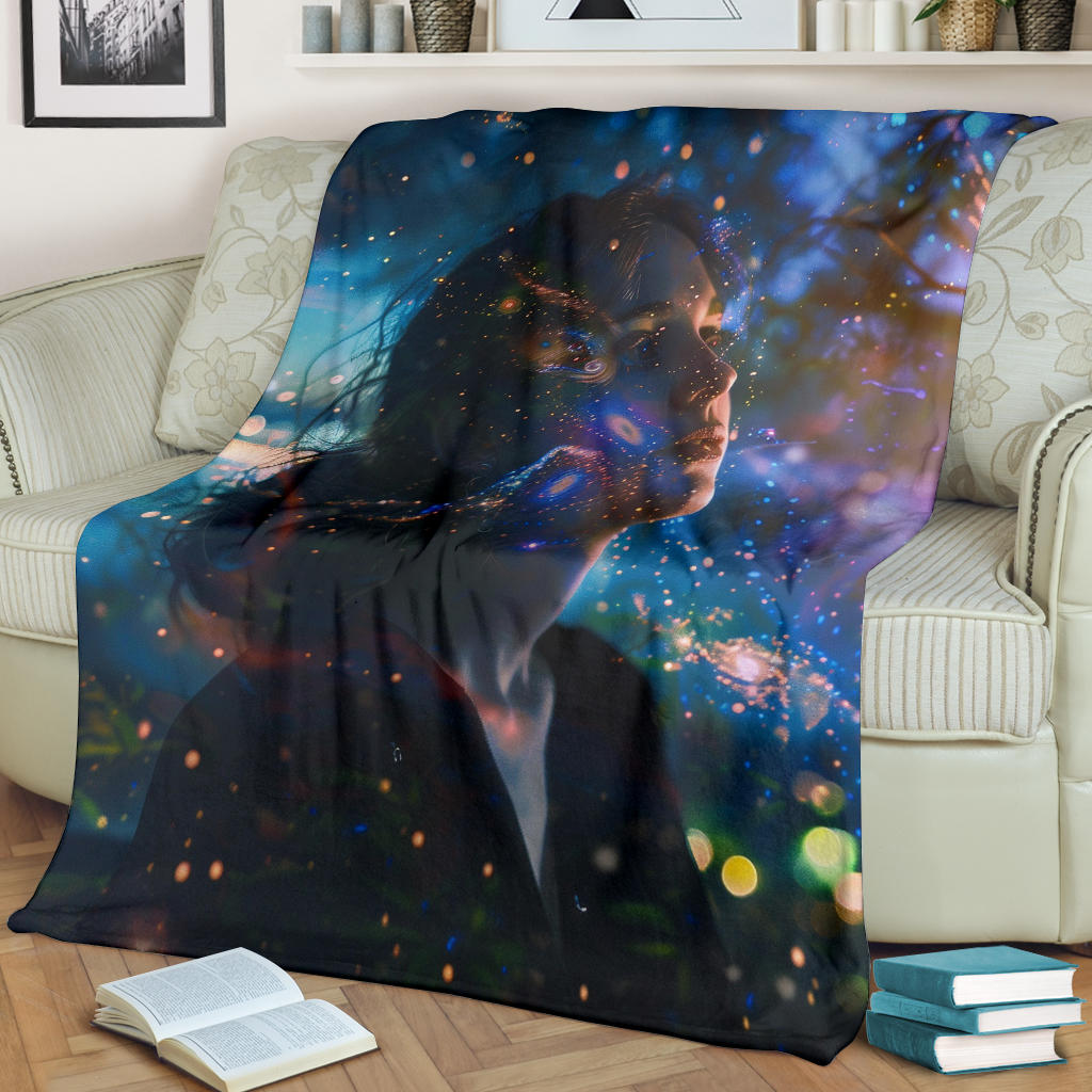 Galaxy Glow Blanket, Galaxy Glow Estetic Blanket, Galaxy Glow Blanket Gift, Blanket