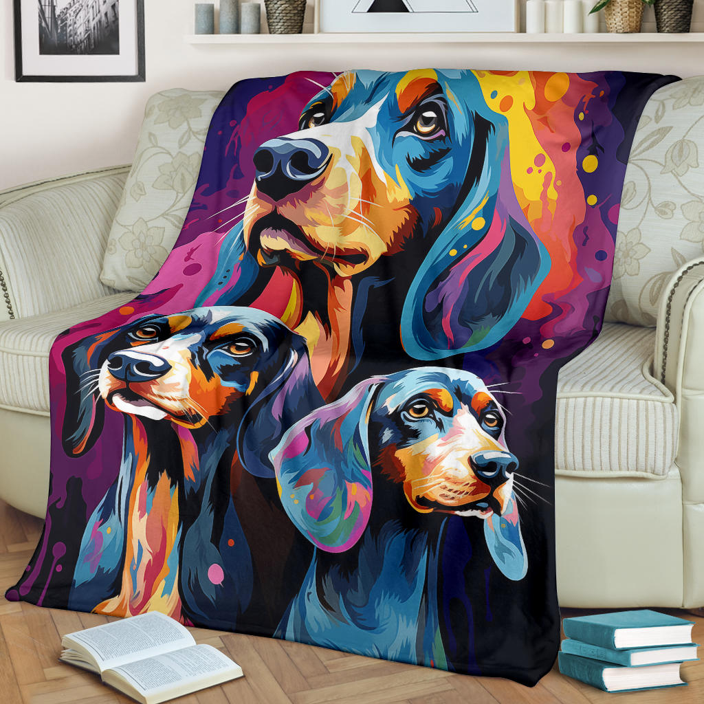 Estonian Hound Blanket, Trippy Psychedelics Estonian Hound Fleece Blanket, Estonian Hound Throw Blanket, Estonian Hound Gifts