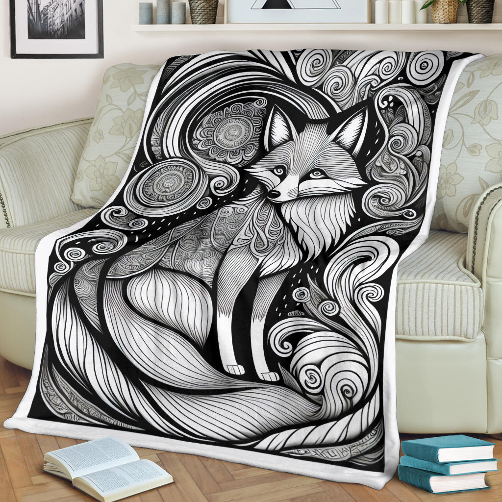 Fox Tattoo Blanket