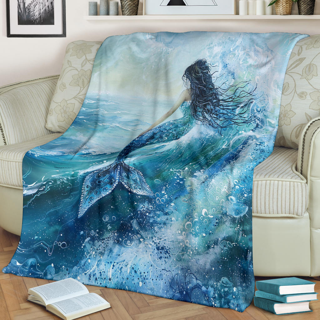 Oceanic Bliss Blanket, Oceanic Bliss Estetic Blankets, Oceanic Bliss Blanket Gifts, Blanket