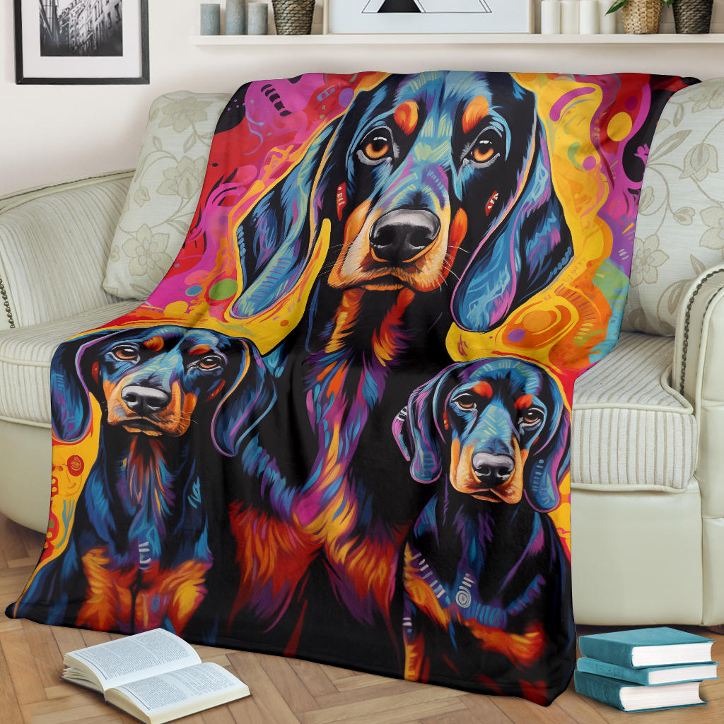 Estonian Hound Blanket, Trippy Psychedelics Estonian Hound Fleece Blanket, Estonian Hound Throw Blanket, Estonian Hound Gifts