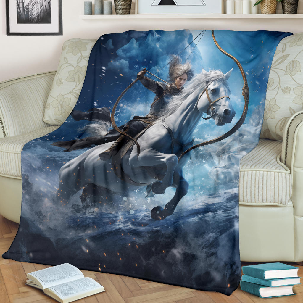 Sagittarius Zodiac Sign Blanket, Archer Sagittarius Zodiac Gifts