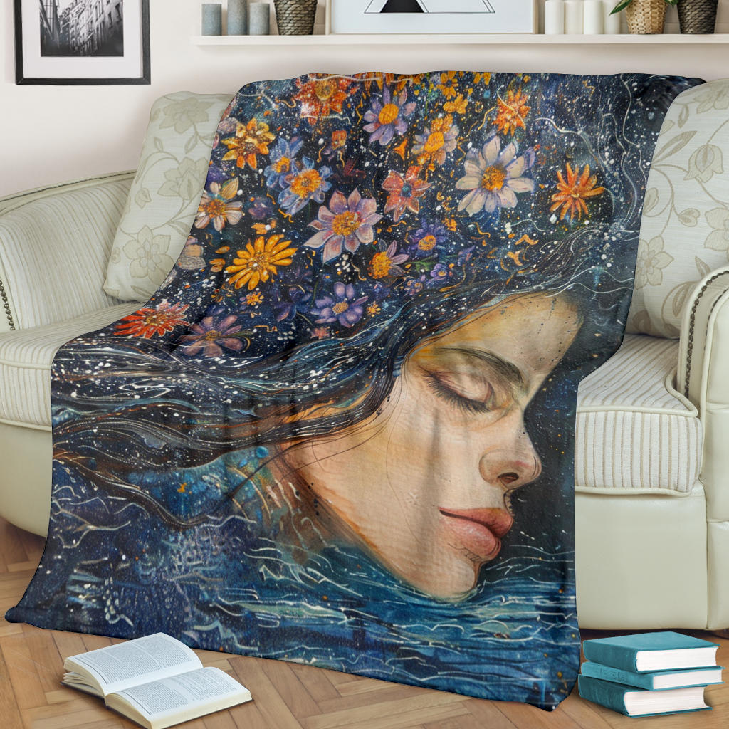 Celestial Serenity Blanket, Celestial Serenity Estetic Blanket, Celestial Serenity Blanket Gift, Blanket