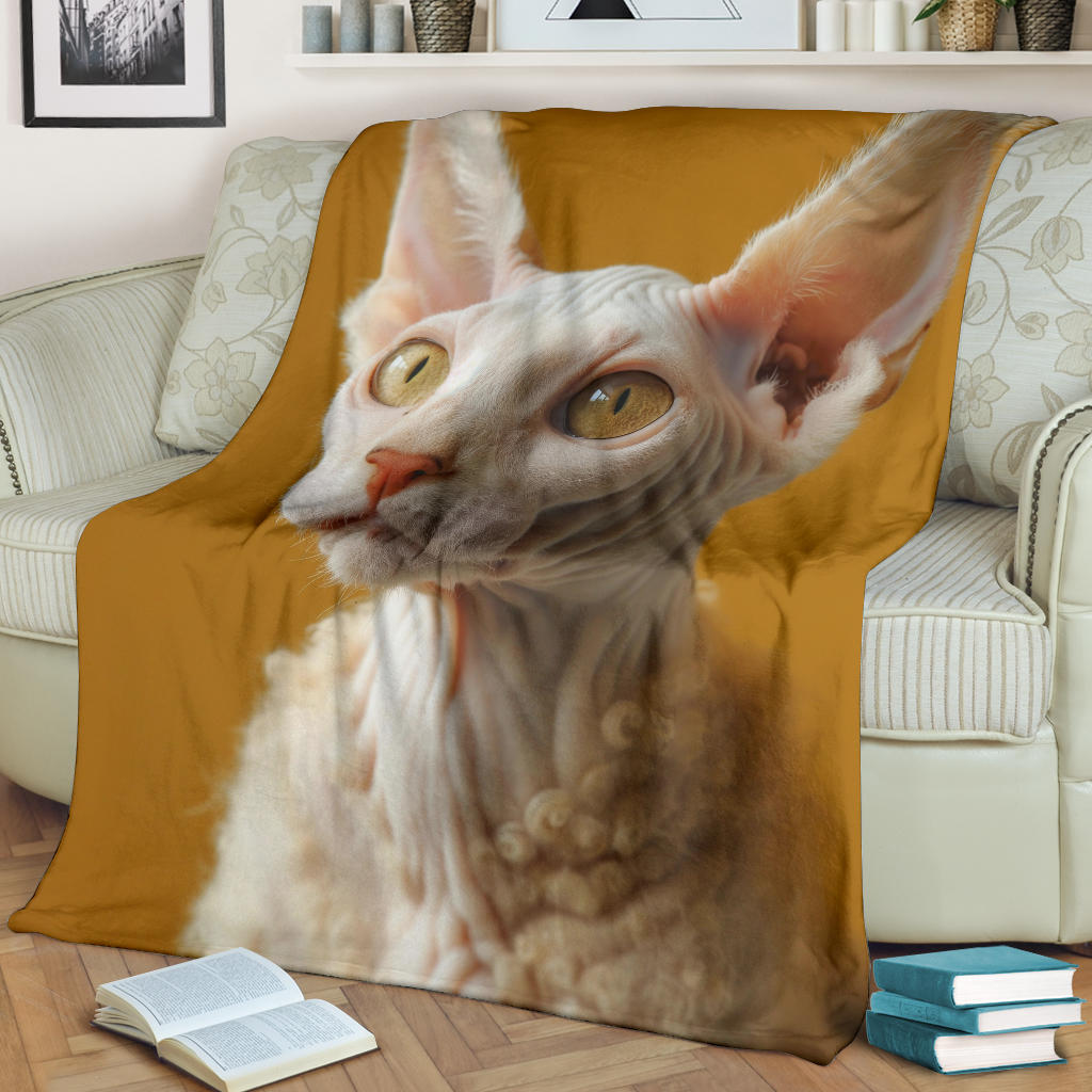 Cornish Rex cat Blanket, Trippy Psychedelics Cornish Rex cat Fleece Blanket, Cornish Rex cat Throw Blanket, Cornish Rex cat Gifts