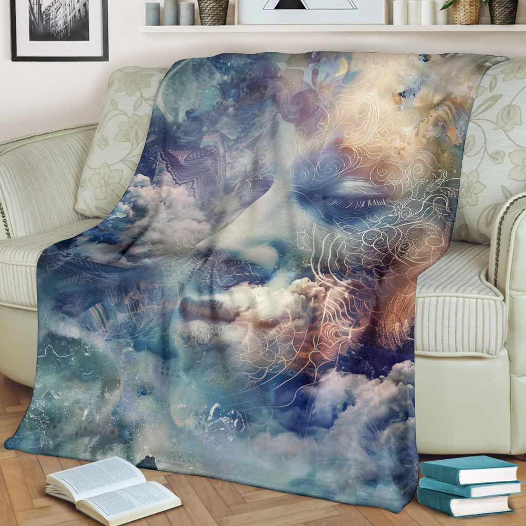 Celestial Serenity Blanket, Celestial Serenity Estetic Blanket, Celestial Serenity Blanket Gift, Blanket