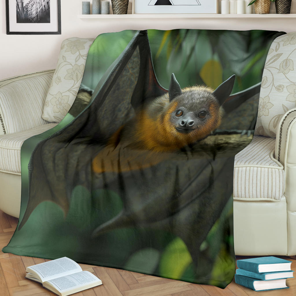 Bat animal Blanket, Trippy Psychedelics Bat animal Fleece Blanket, Bat animal Throw Blanket, Bat animal Gifts