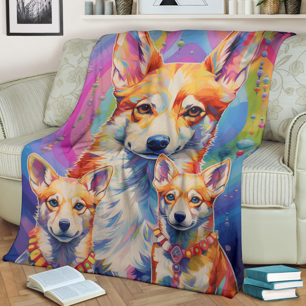 Canaan Blanket, Trippy Psychedelics Canaan Fleece Blanket, Canaan Throw Blanket, Canaan Gifts