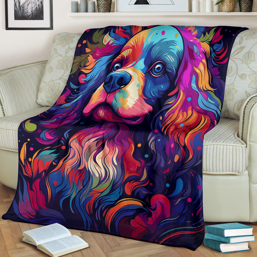 Cavalier King Charles Spaniel Blanket, Cavalier King Charles Spaniel Throw Blanket, Cavalier King Charles Spaniel Dog Gifts