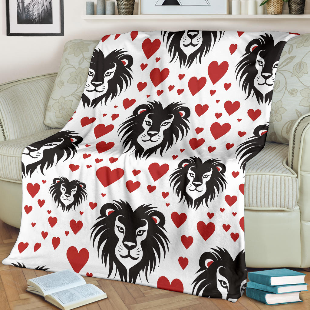 Lion Hearts Blanket