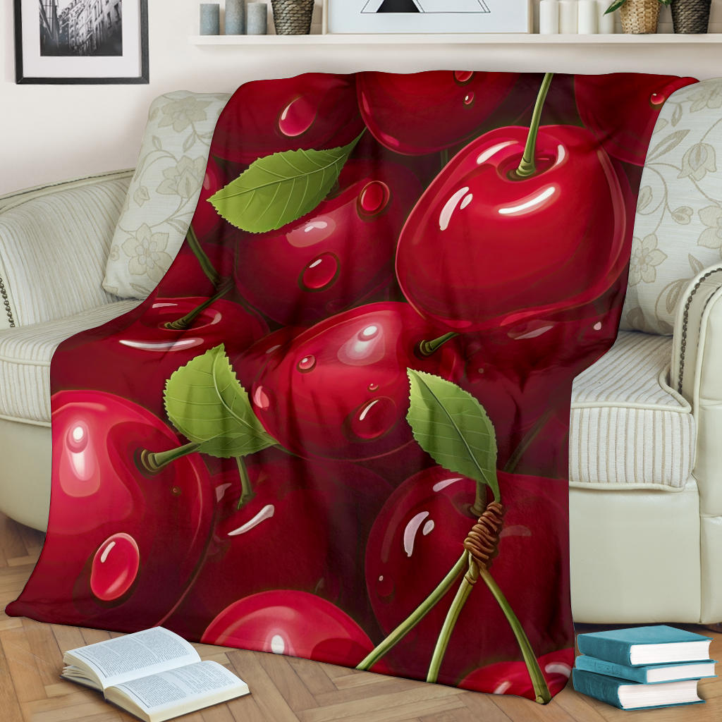 Cherries Blanket