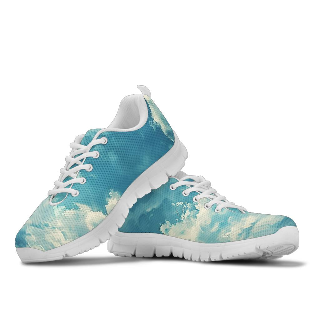 Serene Sky Sneakers, Serene Sky Sport Shoes, Serene Sky Woman Man Kids Sneakers, Serene Sky