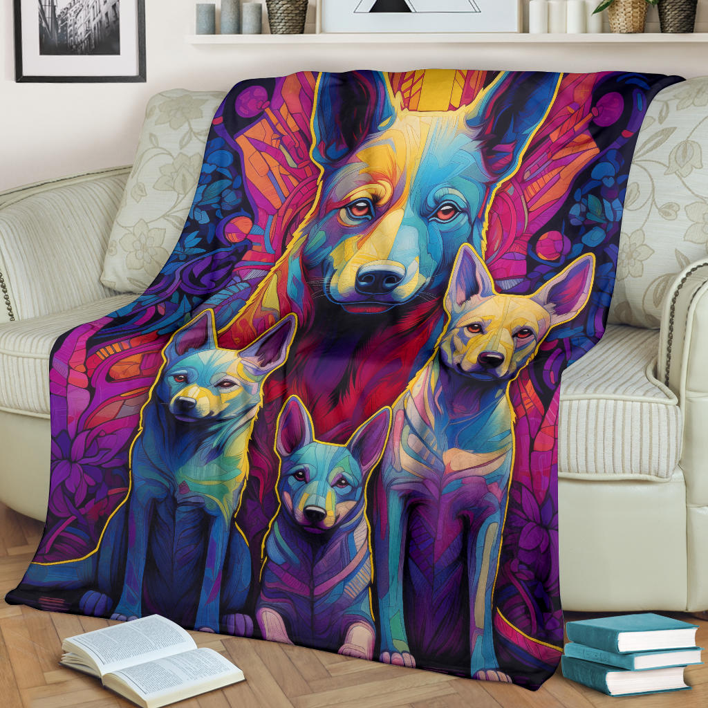 Canaan Blanket, Trippy Psychedelics Canaan Fleece Blanket, Canaan Throw Blanket, Canaan Gifts