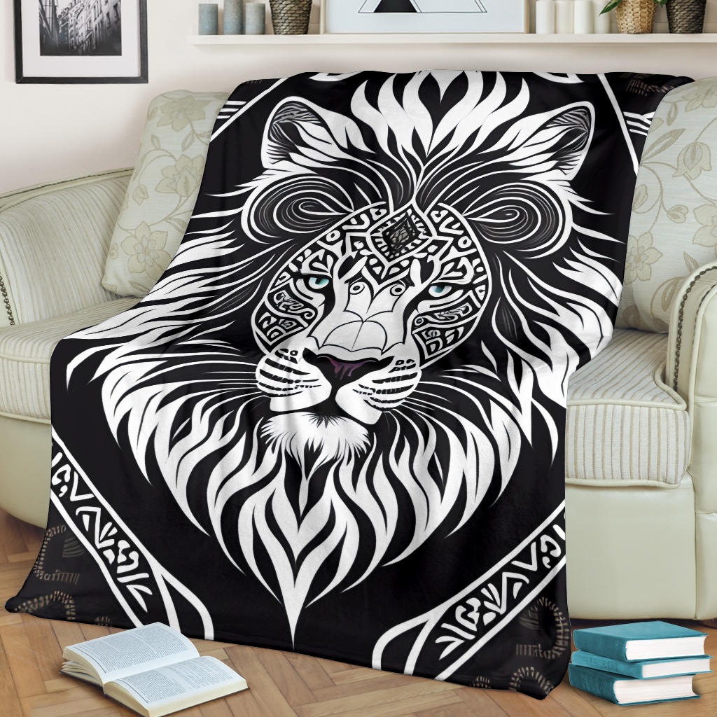 Lion Mandala Blanket