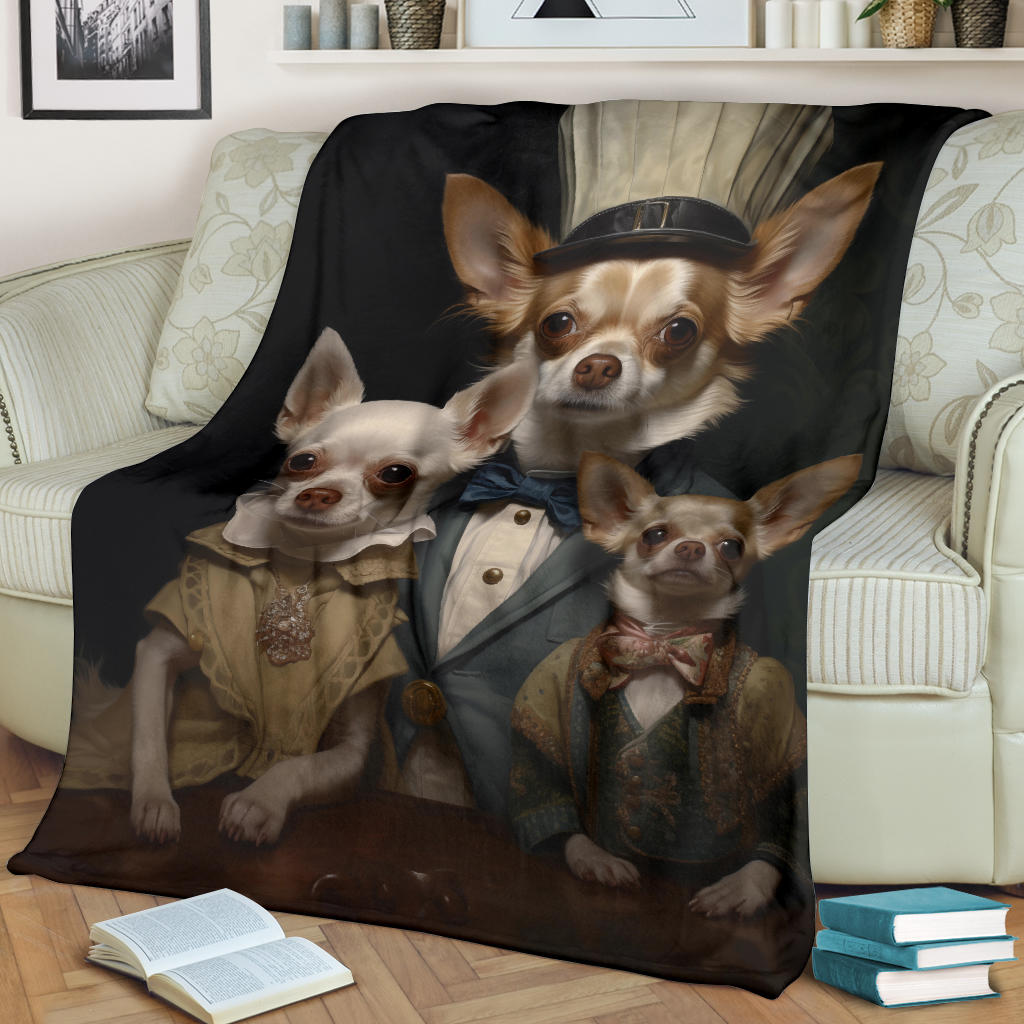 Chihuahua Family Blanket, Chihuahua Blanket, Chihuahua Throw Blanket, Chihuahua, Chihuahua Gifts