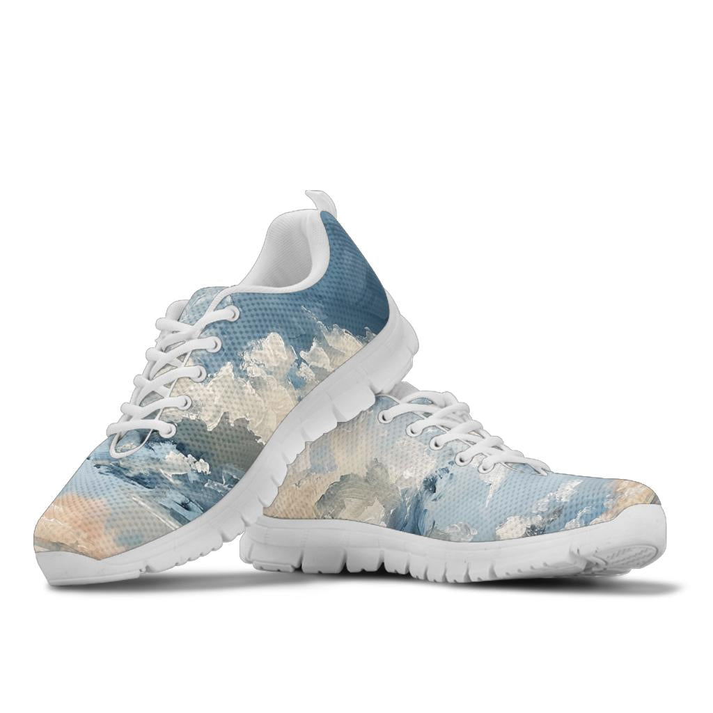 Serene Sky Sneakers, Serene Sky Sport Shoes, Serene Sky Woman Man Kids Sneakers, Serene Sky
