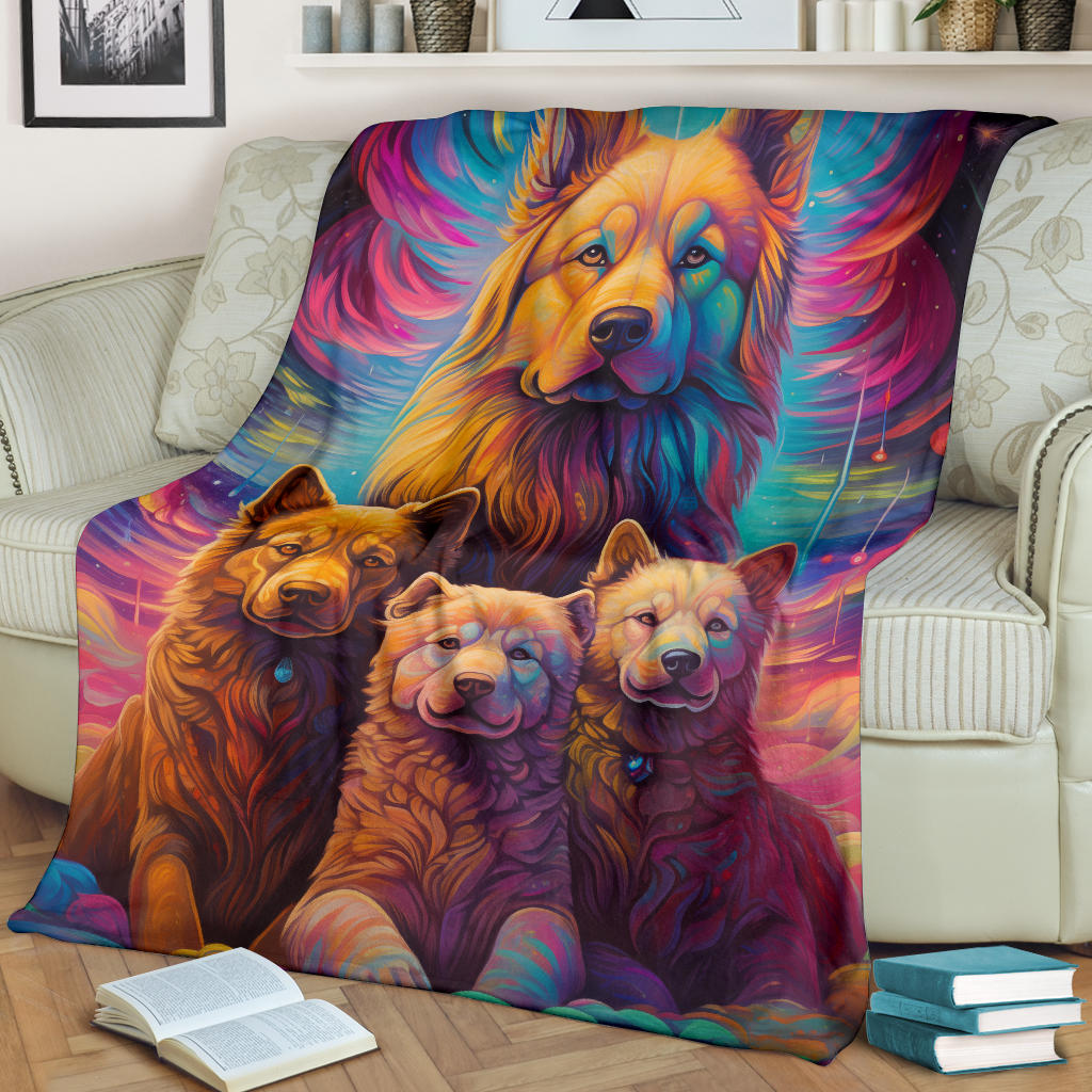 Asian Shepherd Blanket, Trippy Psychedelics Asian Shepherd Fleece Blanket, Asian Shepherd Throw Blanket, Asian Shepherd Gifts