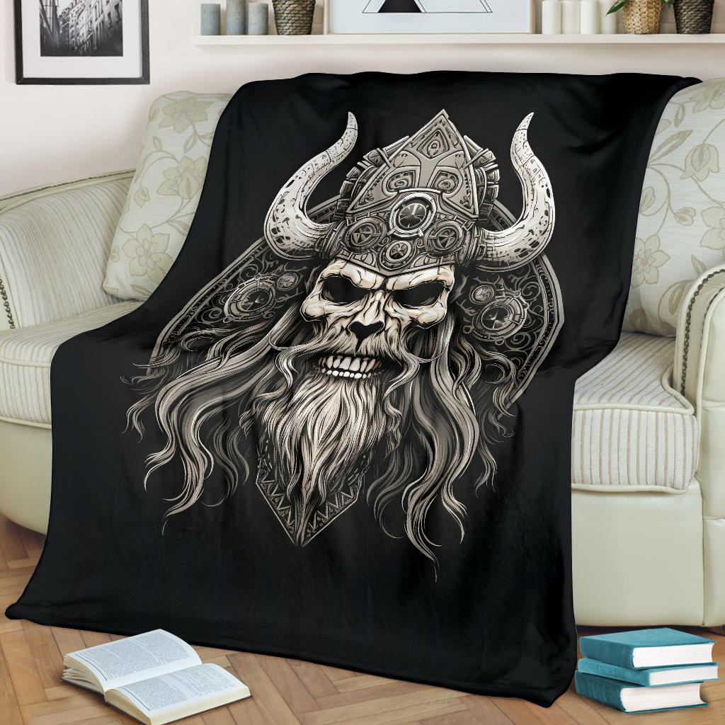 Viking Blanket Skull Blanket