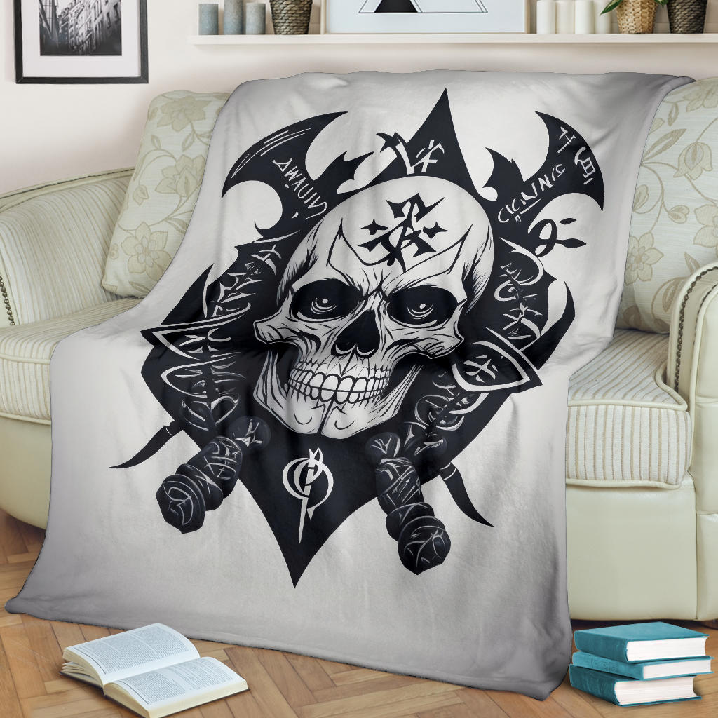 Skull Blanket, Pirate Blanket