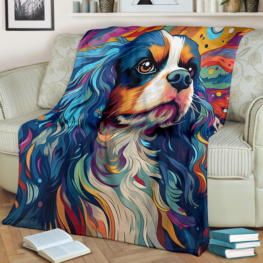 Cavalier King Charles Spaniel Blanket, Cavalier King Charles Spaniel Throw Blanket, Cavalier King Charles Spaniel Dog Gifts