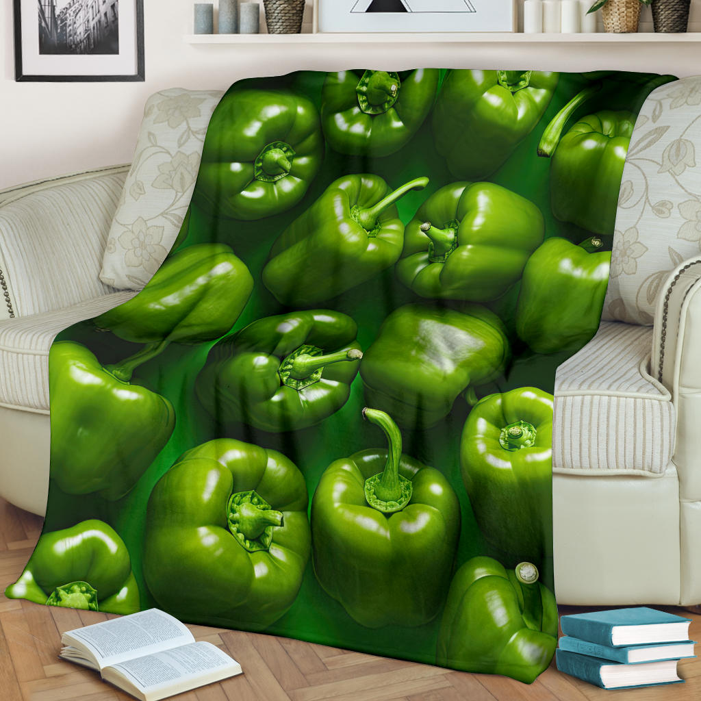 Green Peppers Blanket