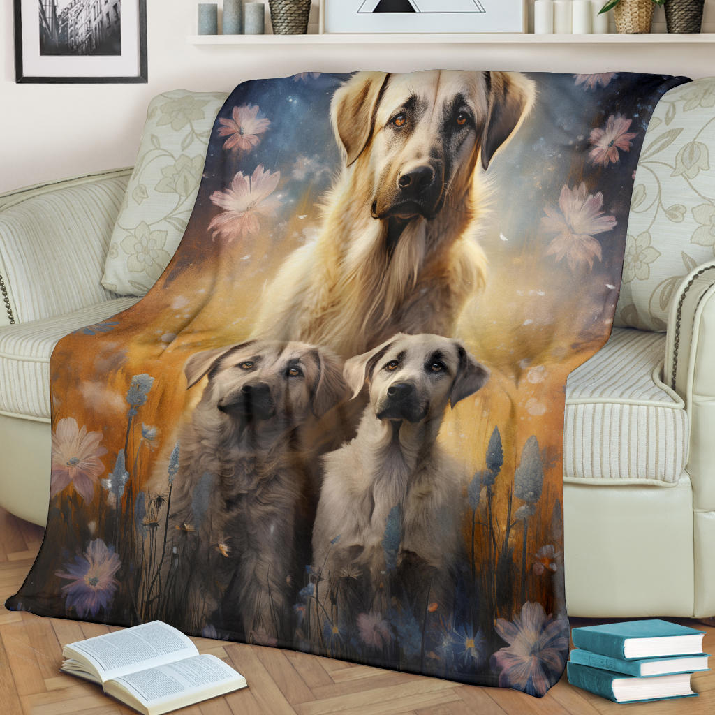 Anatolian Shepherd Blanket, Trippy Psychedelics Anatolian Shepherd Fleece Blanket, Anatolian Shepherd Throw Blanket, Anatolian Shepherd Gifts