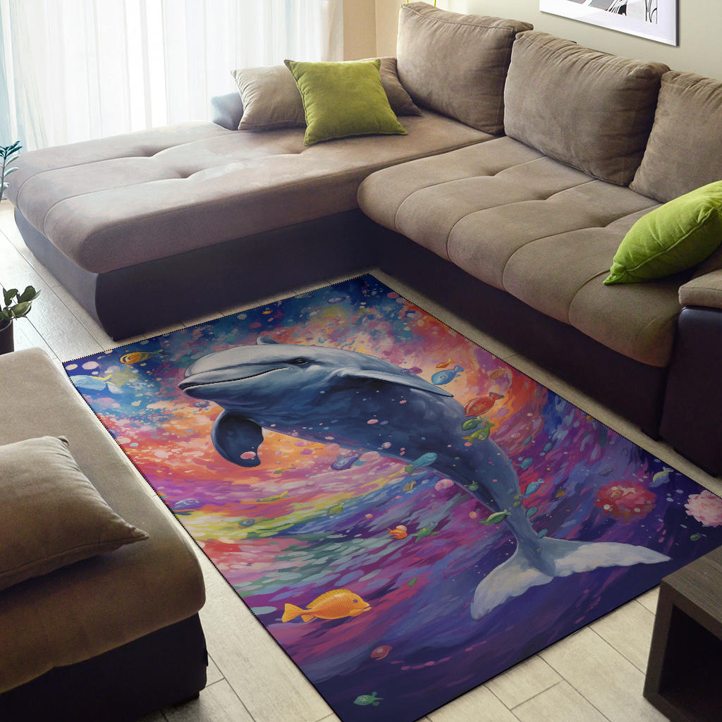 Beluga Whale rug, Beluga Whale Trippy Rug, Beluga Whale Gifts, Beluga Whale Decor