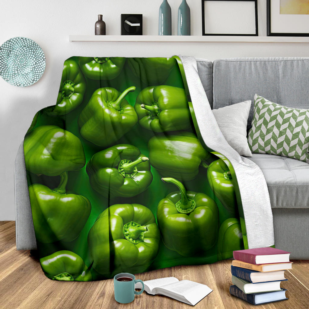 Green Peppers Blanket