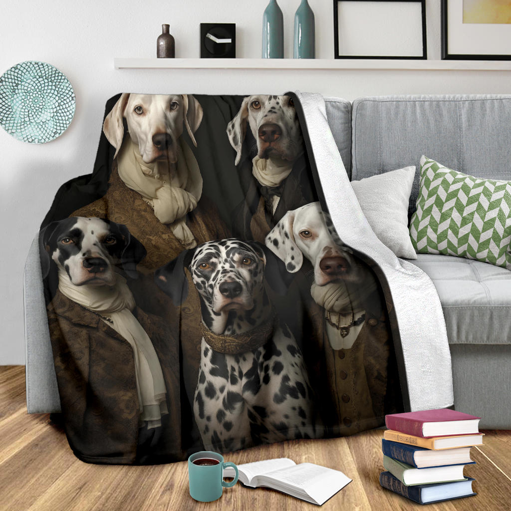 Dalmatian Family Blanket, Dalmatian_Blanket, Dalmatian Throw Blanket, Dalmatian, Dalmatian Gifts