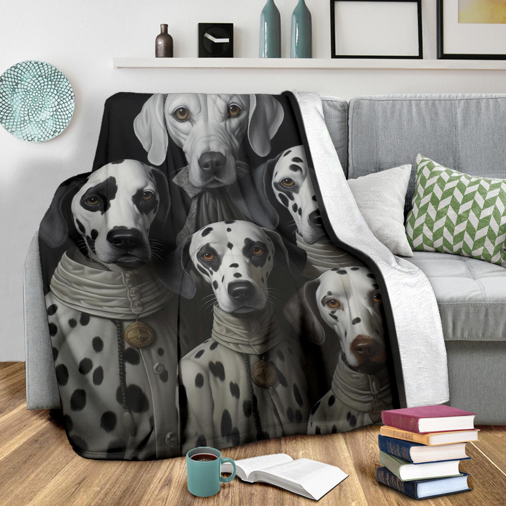 Dalmatian Family Blanket, Dalmatian_Blanket, Dalmatian Throw Blanket, Dalmatian, Dalmatian Gifts