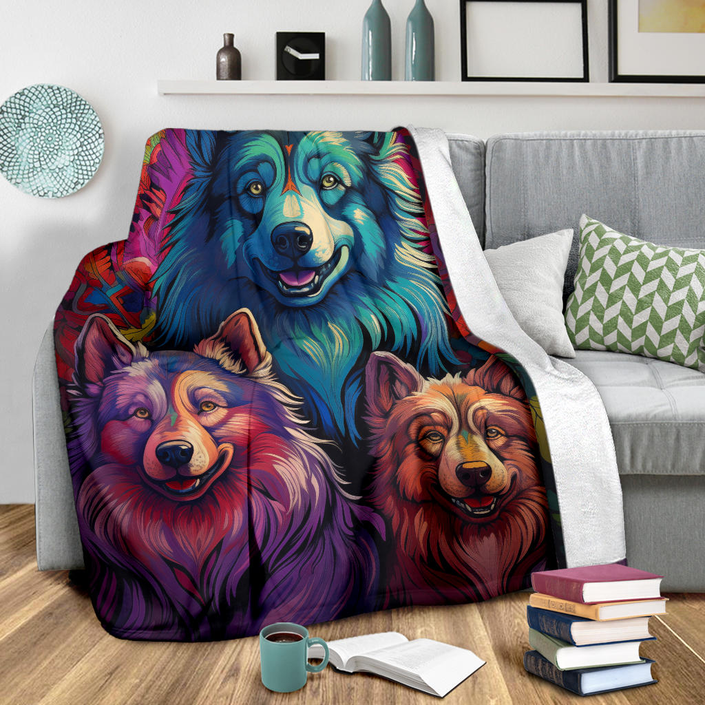 Asian Shepherd Blanket, Trippy Psychedelics Asian Shepherd Fleece Blanket, Asian Shepherd Throw Blanket, Asian Shepherd Gifts