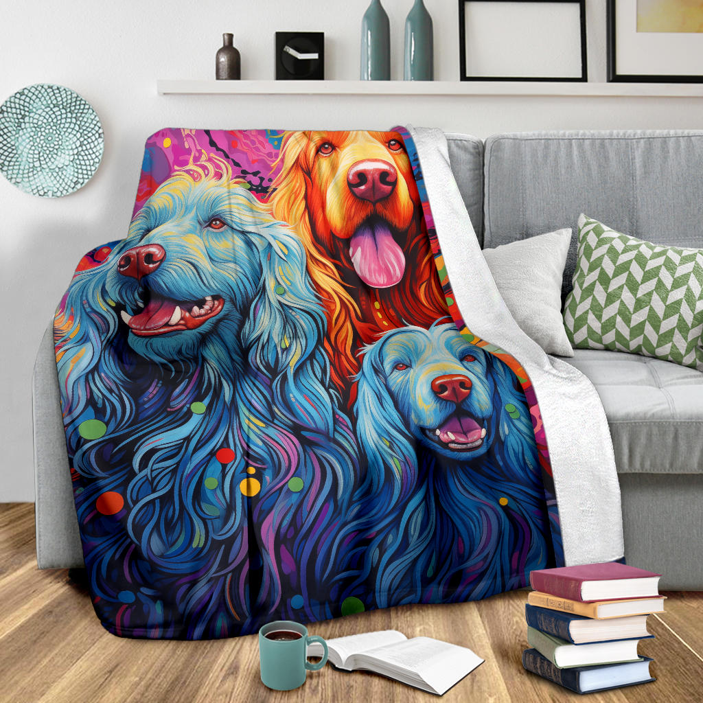 Bergamasco Sheepdog Blanket, Trippy Psychedelics Bergamasco Sheepdog Fleece Blanket, Bergamasco Sheepdog Throw Blanket, Bergamasco Sheepdog Gifts