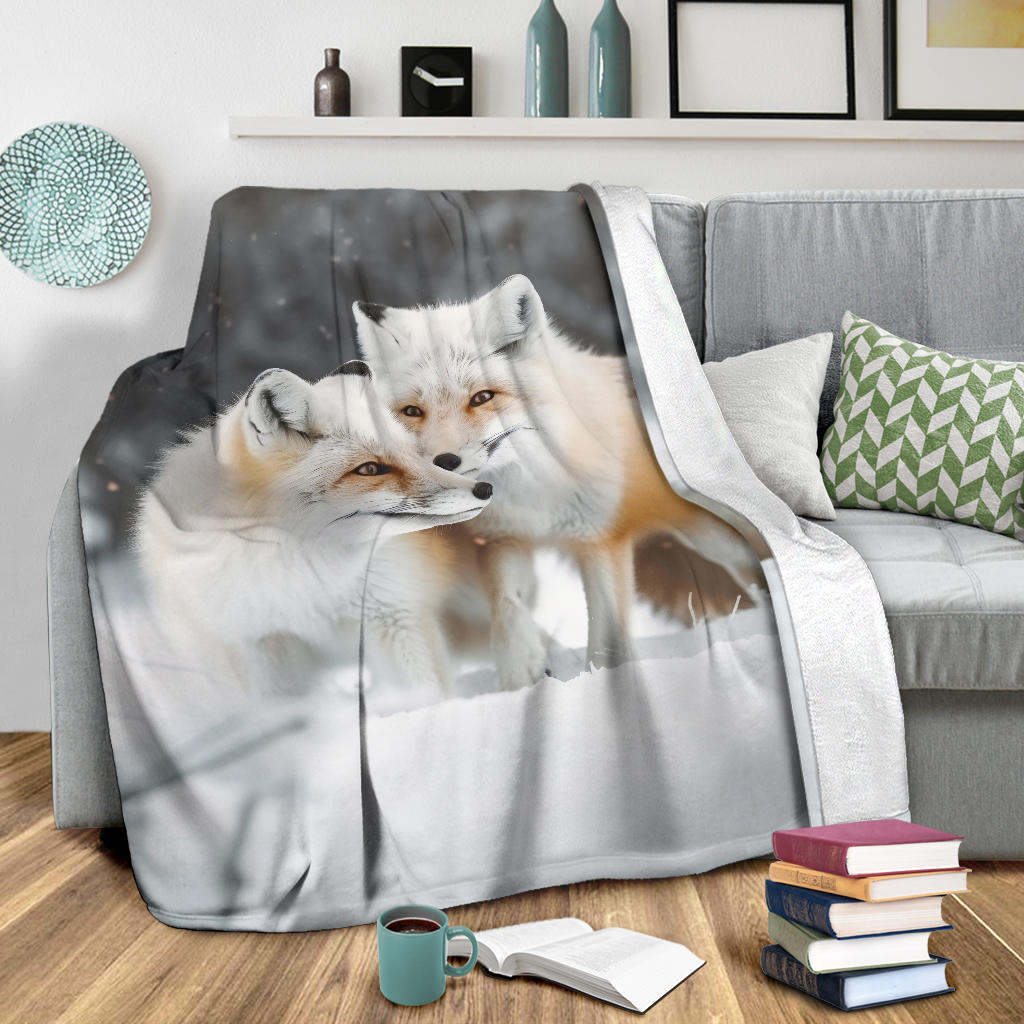 Fox Blanket Fox Fleece Blanket