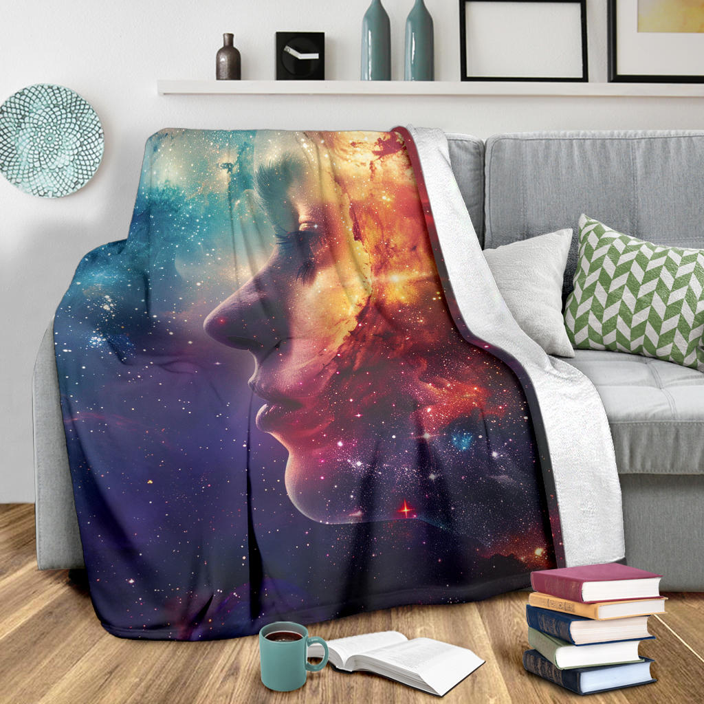 Galaxy Glow Blanket, Galaxy Glow Estetic Blanket, Galaxy Glow Blanket Gift, Blanket