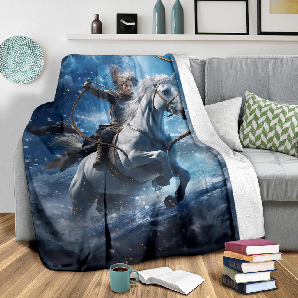 Sagittarius Zodiac Sign Blanket, Archer Sagittarius Zodiac Gifts