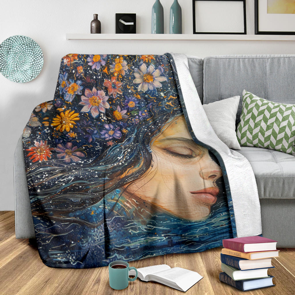 Celestial Serenity Blanket, Celestial Serenity Estetic Blanket, Celestial Serenity Blanket Gift, Blanket